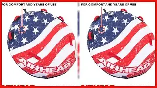 Sportsstuff Stars & Stripes | Towable Tube for Boating with 1-4 Rider Options