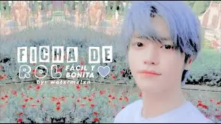 𖤩♡⬂ tutorial: ficha de rol𖥻✿⭏⭏