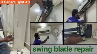 split AC O Geswing | Sewing blade repair| swing Patti repair Hindi Urdu