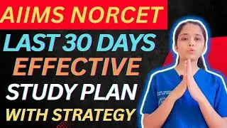 Fast track NORCET PREPARATION IN ONE MONTH #norcet #nursingofficer #aiims