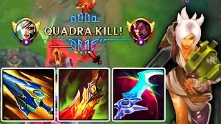 Rank 1 Riven Dominates in Challenger Elo - Quadra Kill
