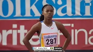 The Women's 100m Jamaica's Alana Reid Got Crushed By Dominican Republic