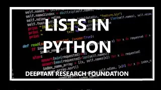 Lists Datatypes in Python | Lists function | append and del function in lists