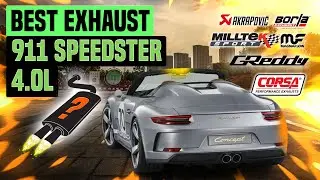 Porsche 911 Speedster Exhaust Sound 4.0L 🔥 Straight Pipe,Review,Mods,Upgrade,Modified,Fabspeed,GMG+