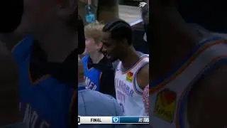 Core memory unlocked for this young fan 🥹 #okcthunder #shaigilgeousalexander