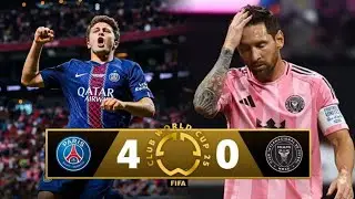 PSG Destroyed Inter Miami | Messi Last match