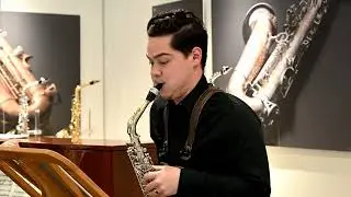 Kenta Igarashi plays P. Maurice's Tableaux de Provence with a gravired saxophone