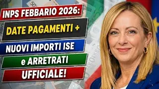 INPS Febbraio 2026: DATE Pagamenti + NUOVI IMPORTI ISEE e Arretrati (UFFICIALE) 💶