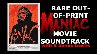 Cult-Horror MANIAC Rare  Movie Soundtrack (57 mins.)