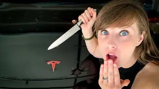 I MURDERED My Tesla!! 😱 Tesla Model 3 Chrome Delete Part 1 | TesBros Kit