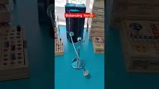 mini steel balancing toy 🤩 | museum of Illusion New Delhi #shorts #museumofillusion #rajivchowk