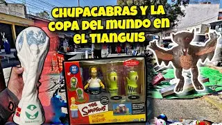Tianguis de juguetes marcianos de los simpson 😱 sslio el chupacabras #tianguis #swapmeet #coleccion 