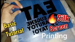 Silk Screen Printing Basic Tutorial, ano ang mga gamit sa paggawa ng Screen?