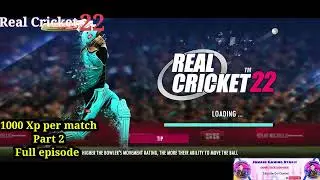 REAL CRICKET 22 MOD APK 1.2 VERSION/ EVERYTHING UNLOCKED FREE /