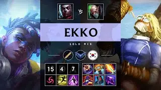 Ekko Mid vs Singed - KR Diamond Patch 25.20