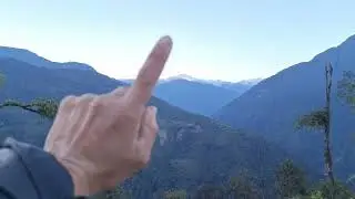 #last village patuk & Ruba village. VView of china border area.