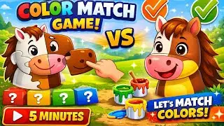 Kids Color Match Puzzle Game!#youtube #viral #trending #games #puzzle #colors 