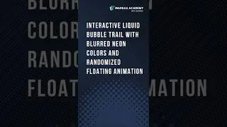 💧✨ Create a Liquid Bubble Effect in 60 Seconds! ⏱️ (HTML, CSS, JavaScript) #shorts