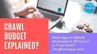 What you should know about Crawl Budget in SEO #tomaque