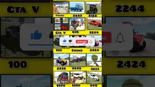 Tractor + Police Car + New Cheat Code Indian Bike Driving 3d 🤩 #indianbikedriving3d #cheatcodes