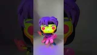Normal to Blacklight Funko Pops! #funko #funkopop #marvelfunkopop #marvel #blacklight
