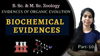 BIOCHEMICAL OR PHYSIOLOGICAL EVIDENCES || Evolution || B. Sc. & M. Sc. Zoology