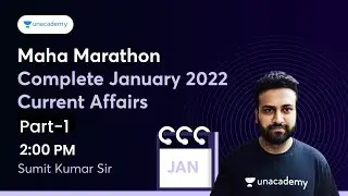 Maha Marathon Complete January 2022 Current Affairs | Part-1 | By Sumit Kumar Sir