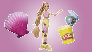 How to Make a Mermaid Tail with Play Doh / Rapunzel