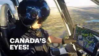Air Patrol Alert: EC120 Watches Over Canada! | Keeping Canada Safe