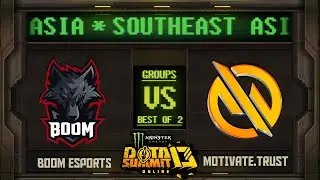 BOOM vs MG.Trust Game 1 - Monster Energy Dota Summit 13 Online SEA: Groups w/ MLP & johnxfire