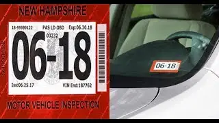 NH DMV Sticker Instructions