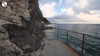Zoagli e la sua passeggiata sulla scogliera