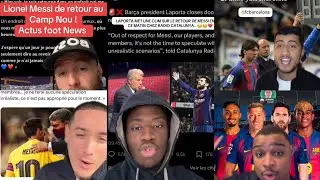 RETOUR DE MESSI AU BARCA, LAPORTA DONNE ENFIN SA R&Eacute;PONSE, LA R&Eacute;ACTION DES INTERNAUTES SURPREND.....