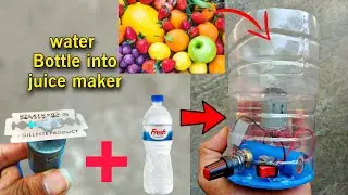 Make a plastic bottles into powerful blender matching | diy project | diy  DC motor project