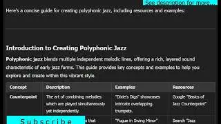 Creating Polyphonic Jazz Sep-15-2024 LID1853