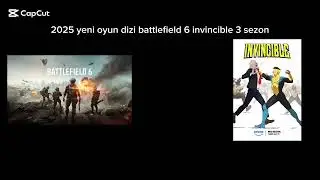 2025 yeni oyun dizi battlefield 6 invincible 3 sezon