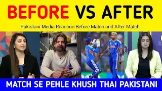 Pak Media Before and After Match Reaction on India vs Pakistan T20 WC 2026 | Pakistani Media on Loss