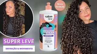 TESTEI O CREME SUPER LEVE DA SALON LINE/ nova f&oacute;rmula