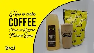 HOW TO MAKE COFFEE HAZELNUT FRAPPE  | EASY BRAND |