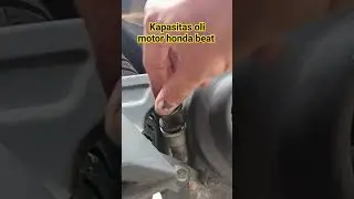 kapasitas oli motor Honda beat dan cara pergantiannya👉 #otomotif
