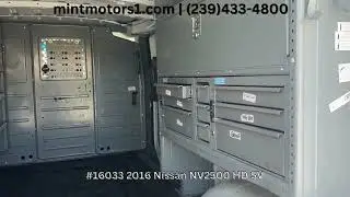 Job Ready 2016 Nissan NV2500 HD SV with Full Racks & Bins | Mint Motors in Fort Myers, FL