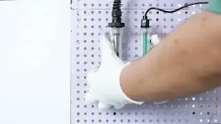 Flow cell installation of Free chlorine meter sensor of polaroghaphy method