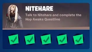 Fortnite Complete 'Nitehare' Challenges Guide - How to Complete the Hop Awake Questline
