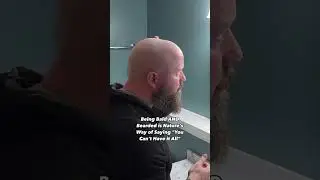 I'll take the beard any day. #baldandbearded #bald #skullshaver