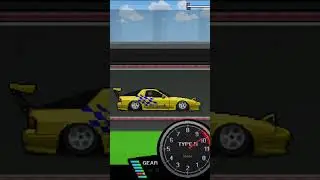 haruguchi mitsuru's rx7 in pixel car racer  (homage)