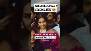 Actress Rukmini Vasanth is new National Crush 🥰 after the success of KANTARA A Legend Chapter 1 🔥