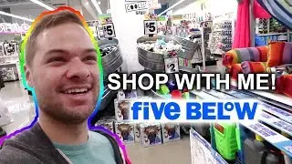 Shop With Me at Five Below! $1-$5 Haul (Room Decor, Makeup, Food, and Toys)
