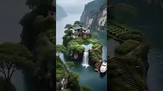Whispers of the Falls &ndash; A Scenic Nature Escape#shorts #viralshorts