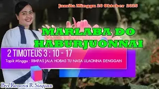Jamita Minggu 26 Okt 2025 : 2 Timoteus 3 : 10 - 17 // Bvr Renova R Siagian