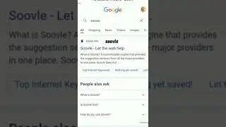 Soovle- Let the web help #shorts